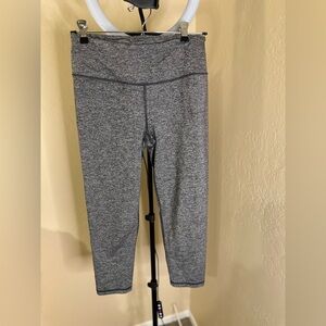 Victoria's Secret VSX Sport Knockout Capri Gray Leggings